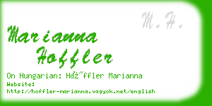 marianna hoffler business card